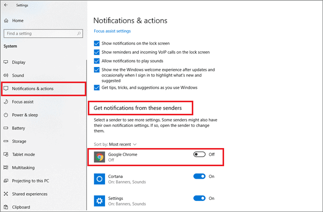 How To Turn Off Notifications In Windows 10 7 Ways