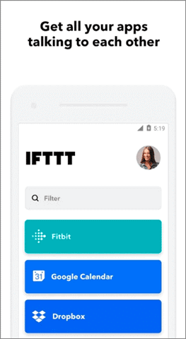 ifttt android widgets