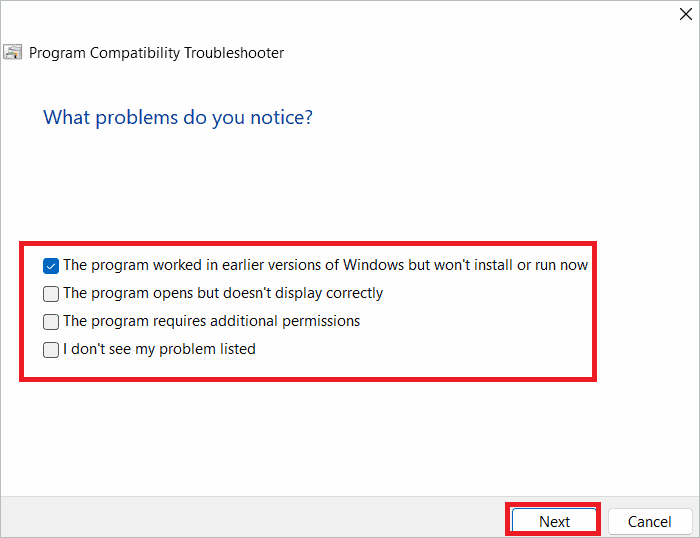Windows 11 Compatibility Mode