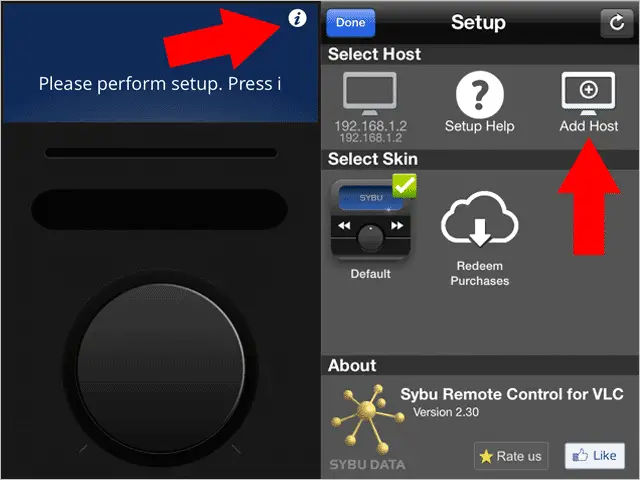 Add-a-new-host-for-Sybu-Remote-Control-for-VLC-in-iOS