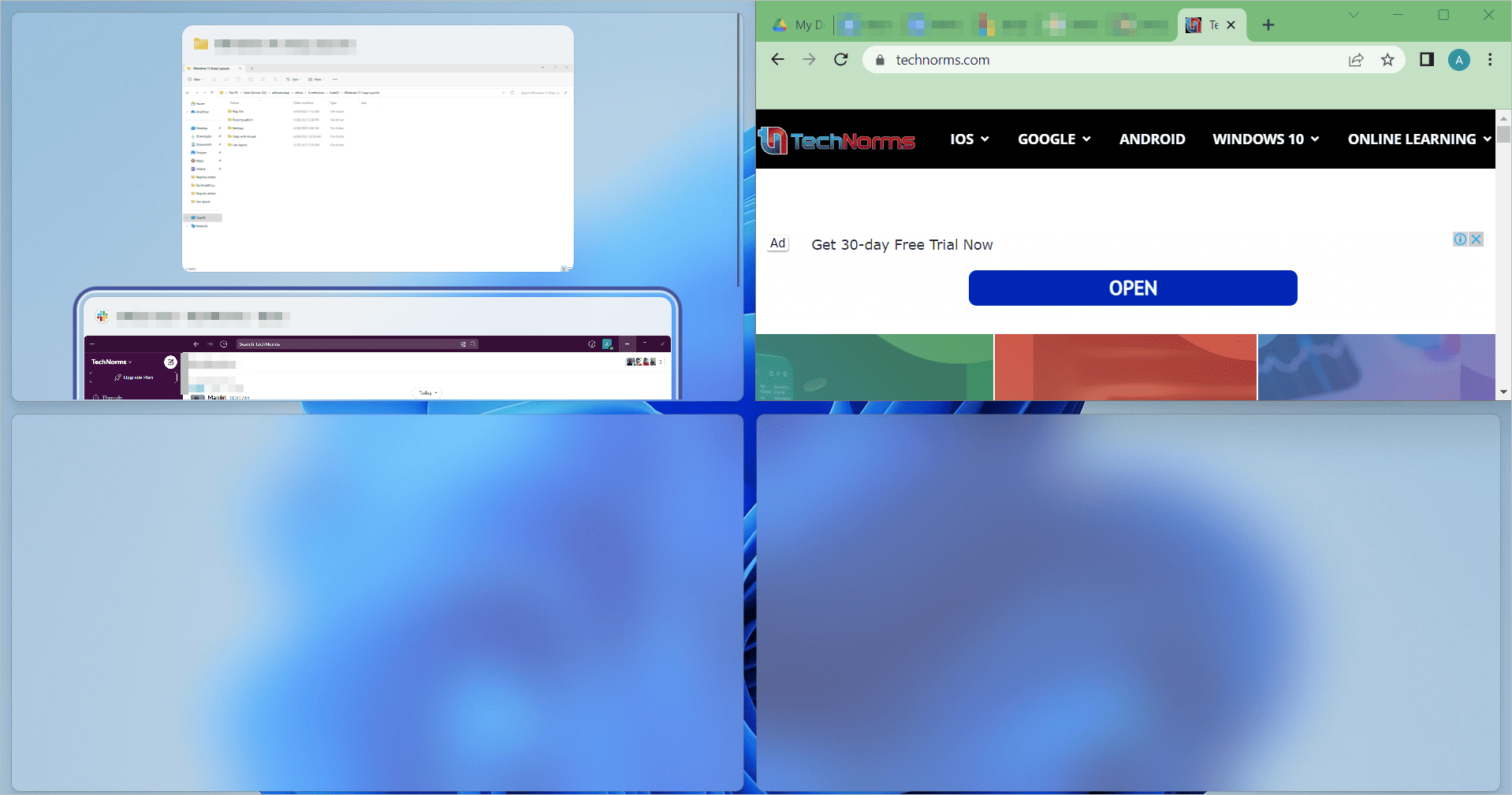 How To Use Windows 11 Snap Layouts