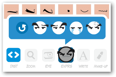 Change-your-avatar's-expression-in-Face-Your-Manga-with-the-EXPRS-option