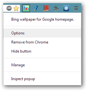 Open-options-for-Bing-wallpaper-for-Google-homepage