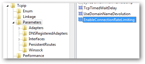Use regedit to find the parameters folder Use-regedit-to-find-the-parameters-folder