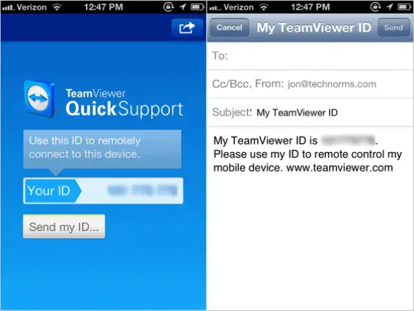 Teamviewer quicksupport ipad sedie da comodo