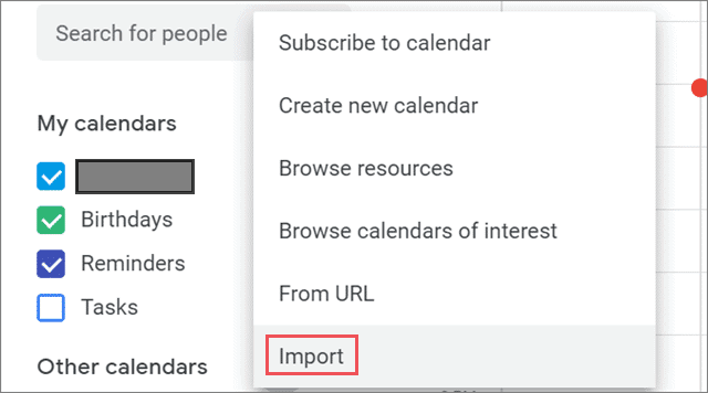 import calendar