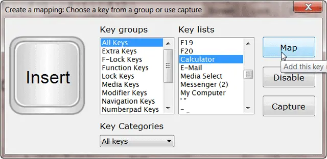 changing-the-insert-key-to-calculator-function-in-key-mapper