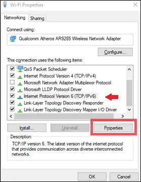 ipv6 properties