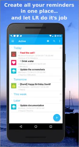 life reminders reminder app android