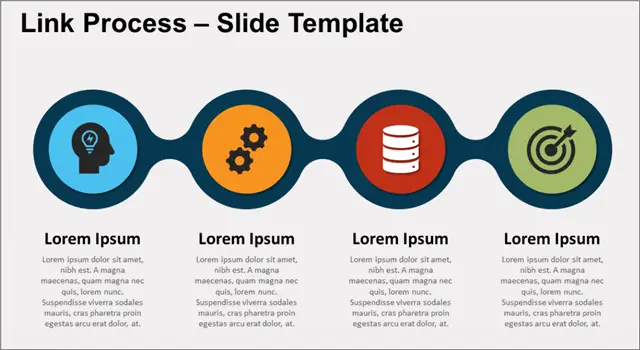 Link Process Slide Template