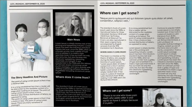 Medical Newspaper Template