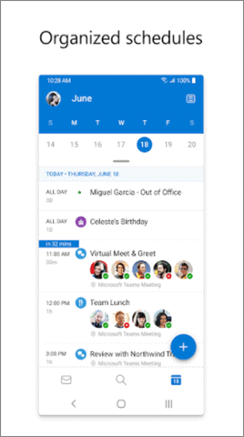 microsoft outlook best calendar app for android