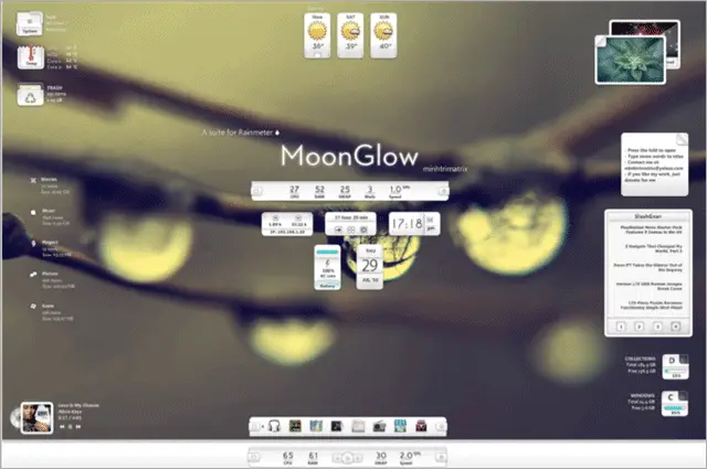 moonglow-rainmeter-skin