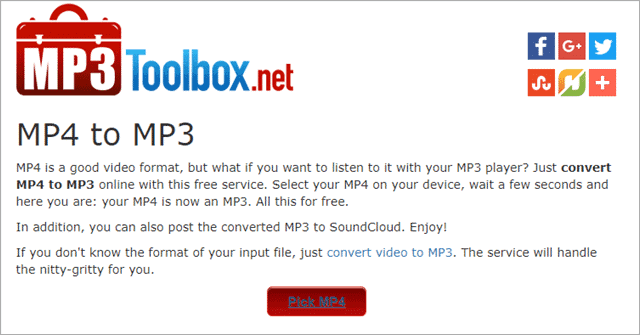 mp3toolbox mp4 to mp3 converter