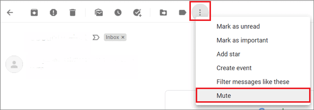 Mute a conversation for how to organize Gmail