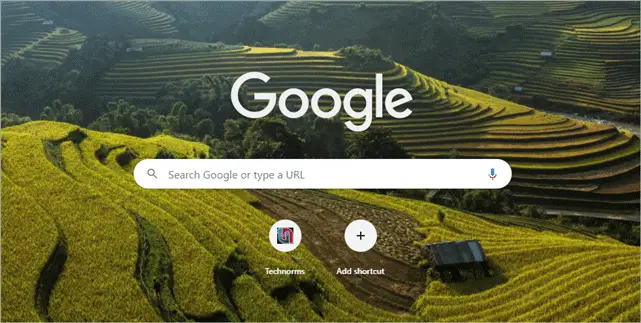 how to add website to google chrome new tab page change new tab page chrome customized background