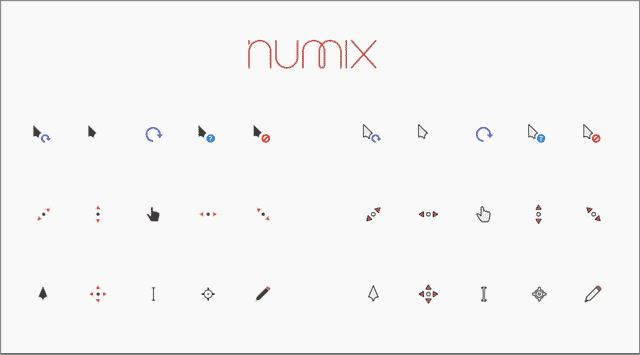 numix cursors mouse pointers