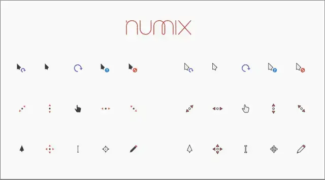 Numix Cursors Mouse Pointers