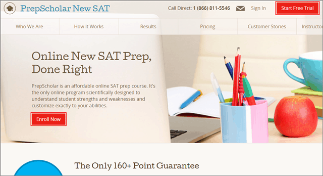 Online New SAT Preparation from PrepScholar