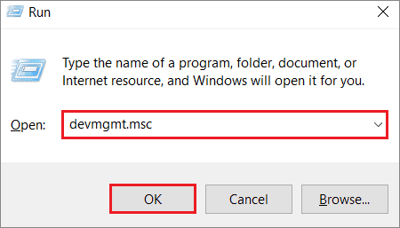 Open Device Manager to fix wireless mouse is not working in Windows 10.