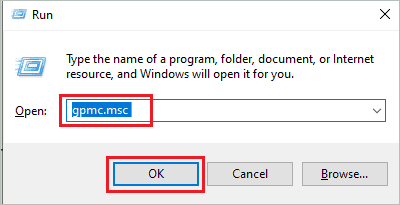 Open Group Policy Management Console