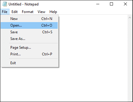 open-host-file-in-notepad