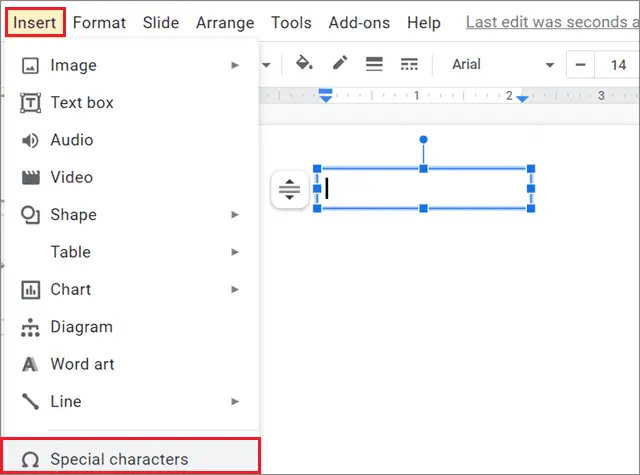 Select Special characters