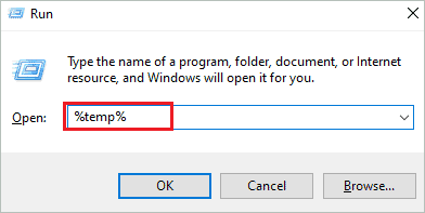 Open the temporary folder