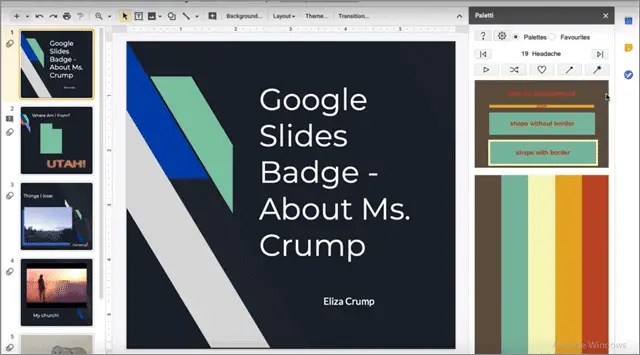 paletti google slides add ons