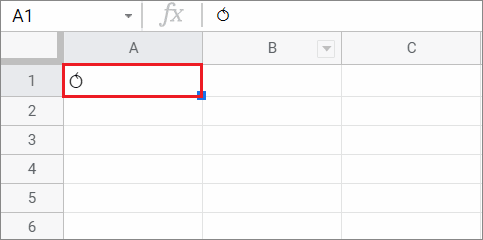 Copy and paste the character in Google Sheets