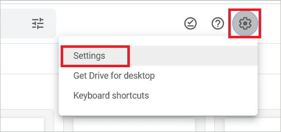 Select Settings