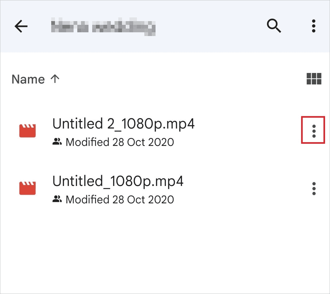 Tap on the three dots