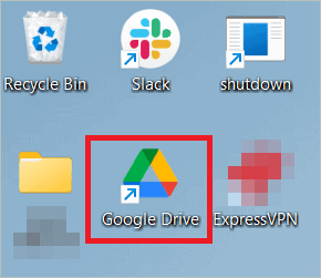 Double-click on the Drive icon