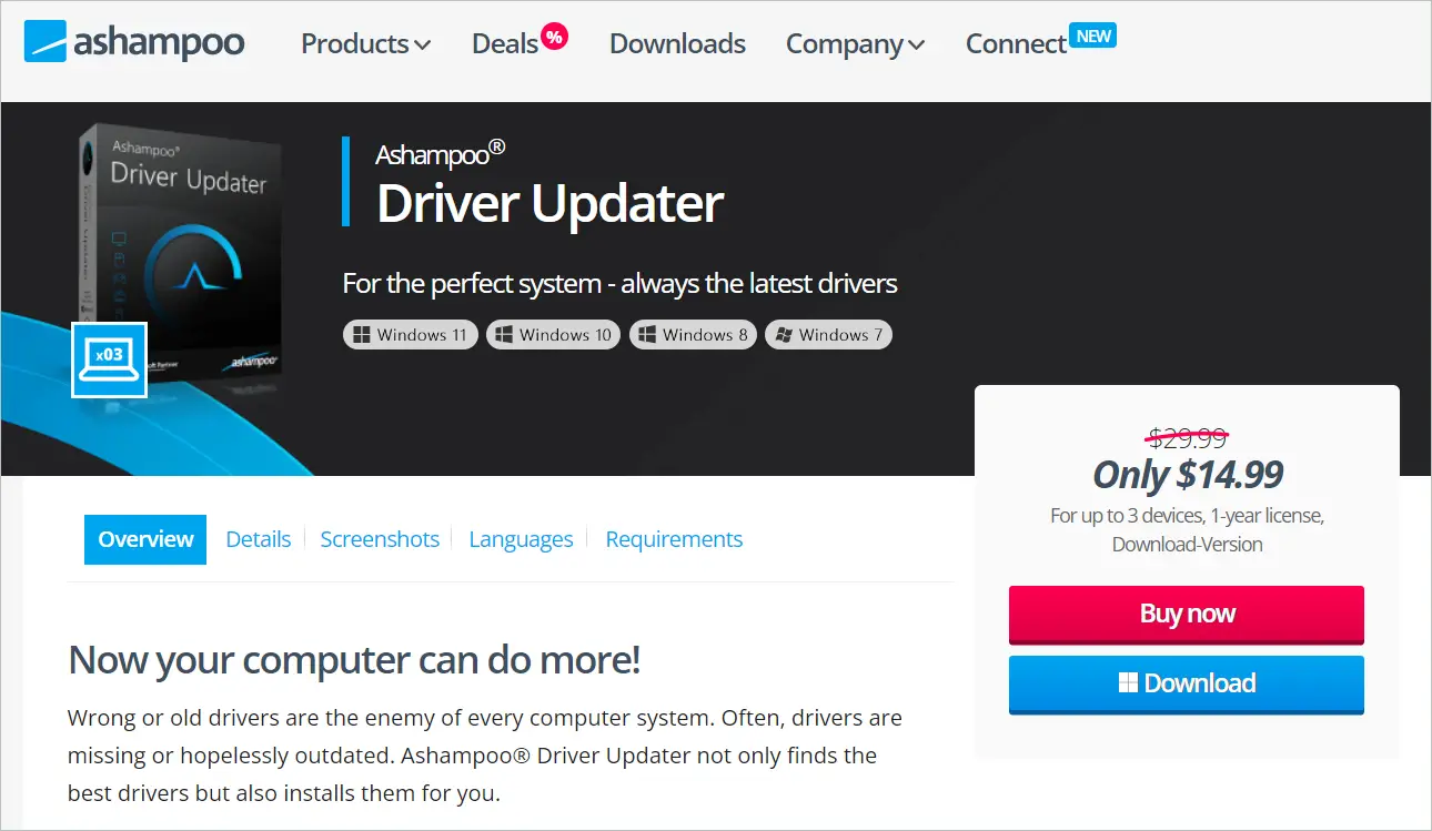 Ashampoo Driver Updater