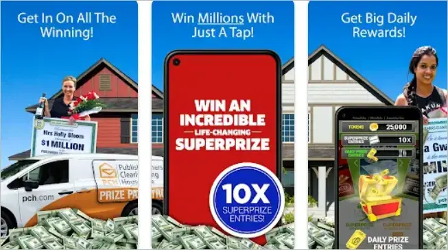 The PCH App Android games to earn real money