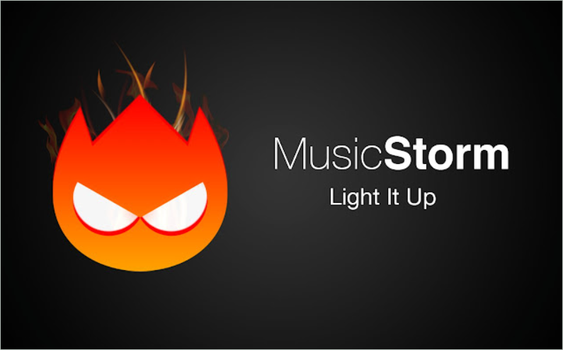 Music Storm spotify visualizer