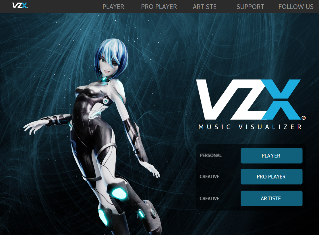VZX spotify visualizer