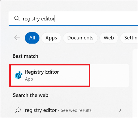 Open Registry Editor