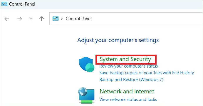 Select System and Security