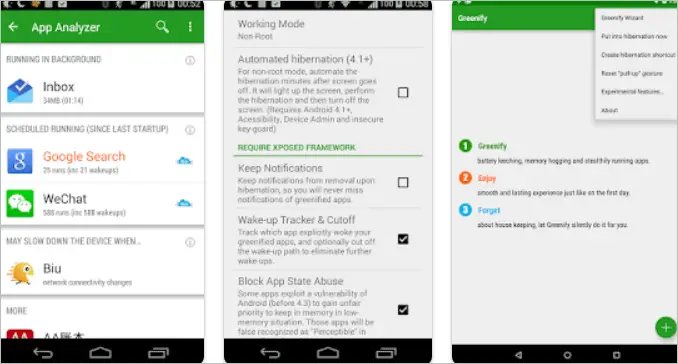 Greenify App killers for Android