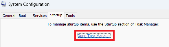 Click Open Task Manager