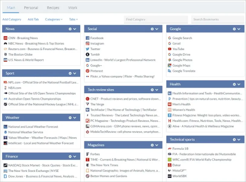 Bookmark Ninja best bookmark managers