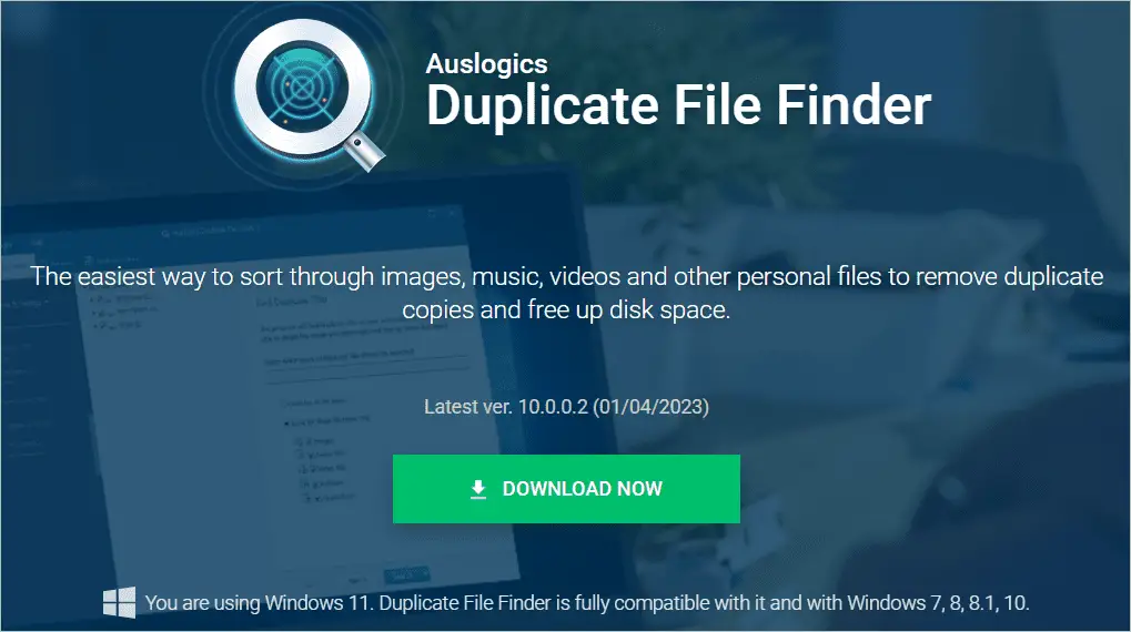 Auslogics Duplicate File Finder