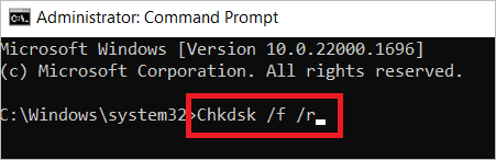 CHKDSK command
