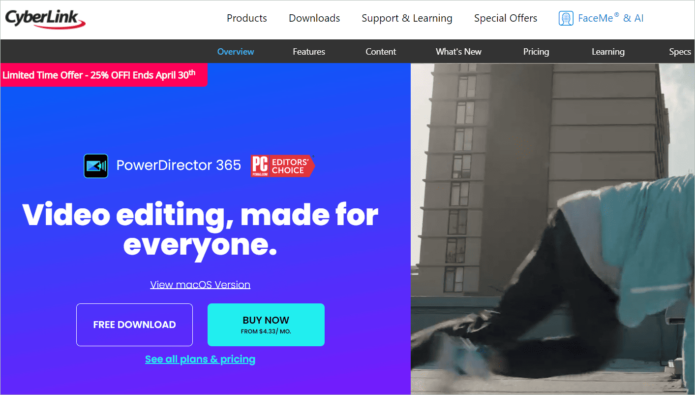 premiere pro vs powerdirector