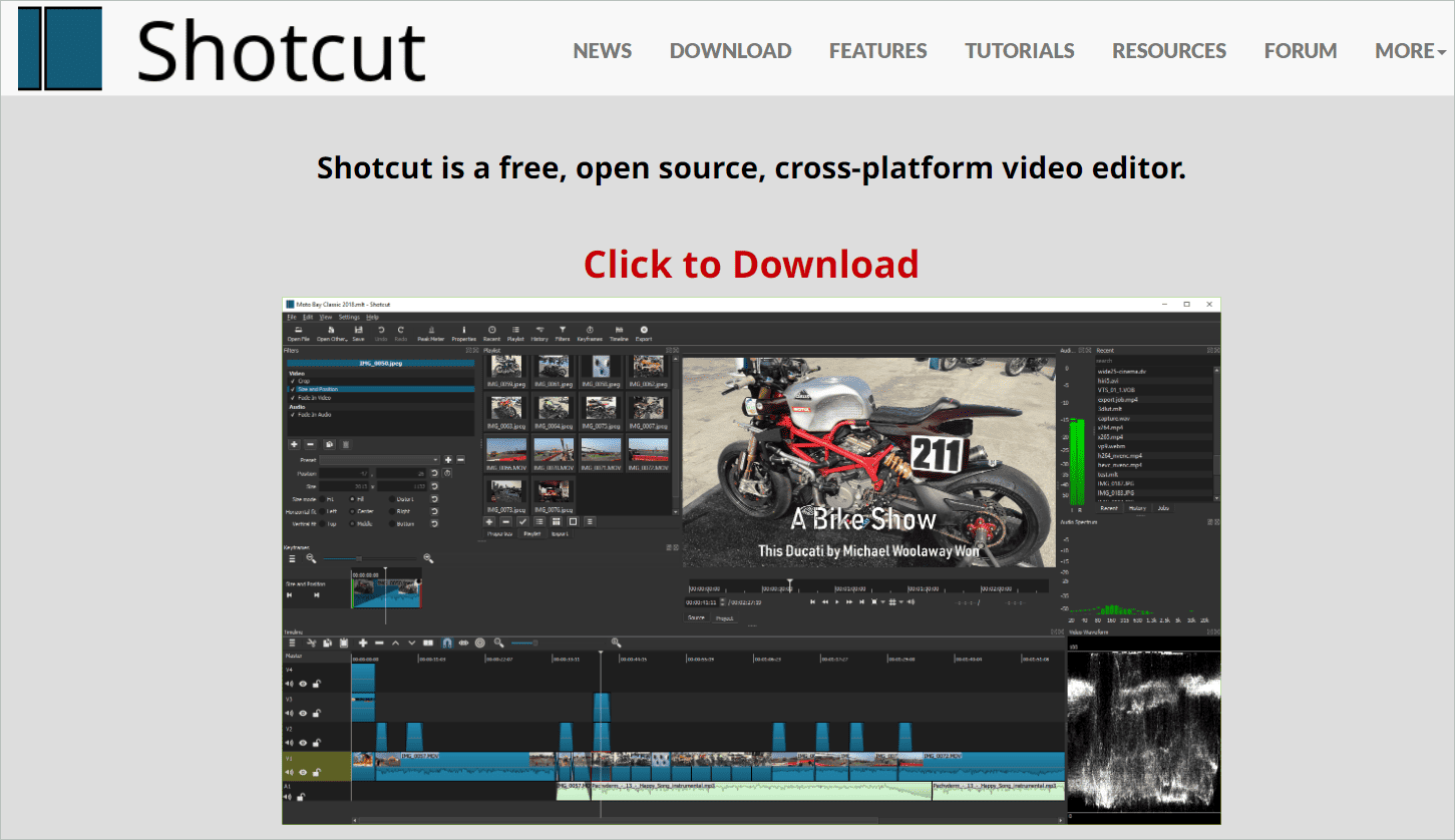 Shotcut premiere pro alternative