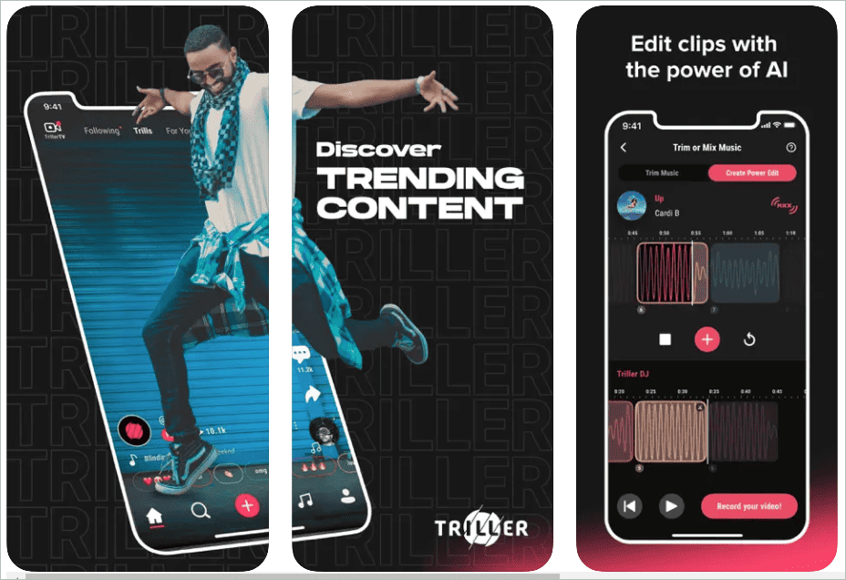 tiktok alternative Triller