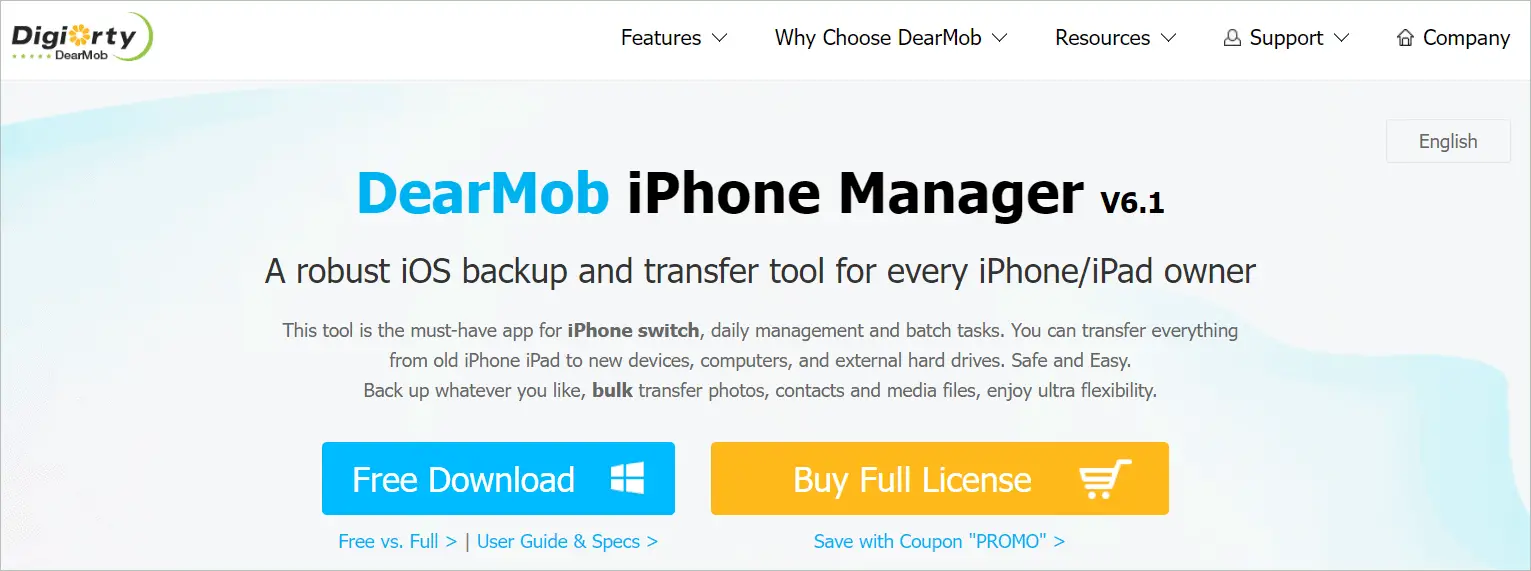 DearMob iPhone Manager