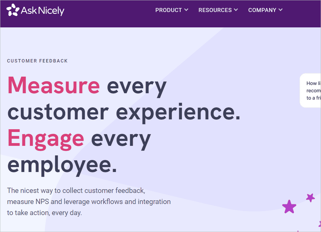 AskNicely SurveyMonkey Alternatives