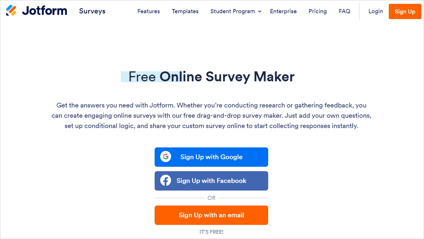  Jotform SurveyMonkey Alternatives